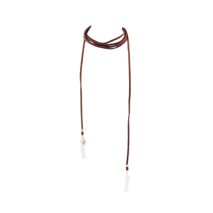 Wrap Collection - Cinnamon Quartz Necklace (Wholesale) - Kinsley Armelle