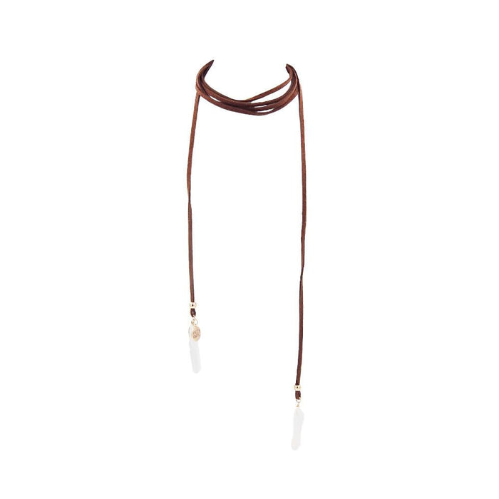Wrap Collection - Cinnamon Quartz Necklace (Ambassador) - Kinsley Armelle