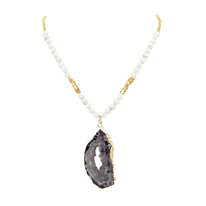 Agate Collection - Smoky Necklace - Kinsley Armelle