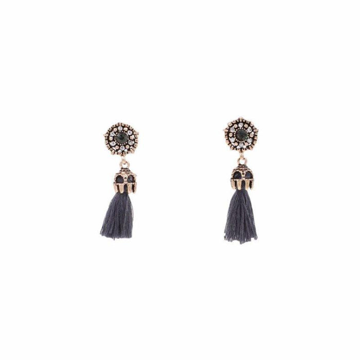 Imperial Collection - Smoky Drop Earrings (Wholesale) - Kinsley Armelle