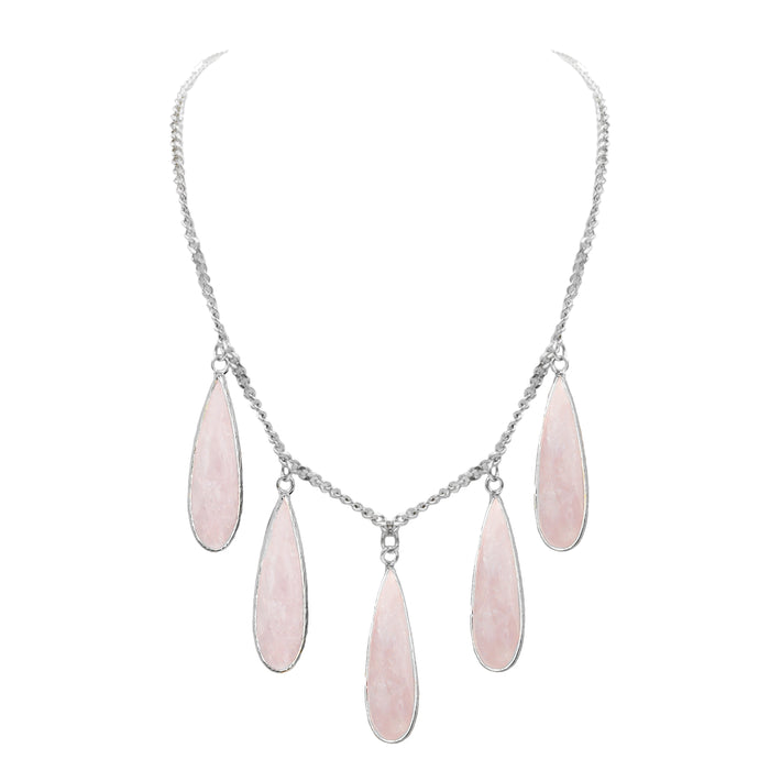 Darcy Collection - Silver Ballet Drop Necklace (Limited Edition) (Wholesale)