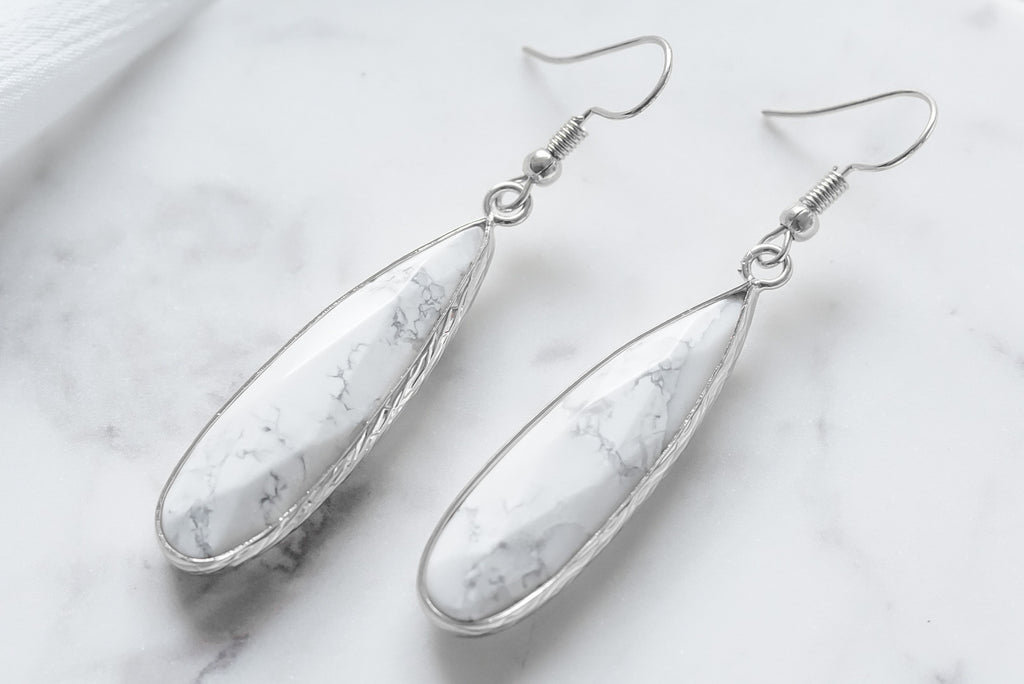 Darcy Collection - Silver Pepper Earrings