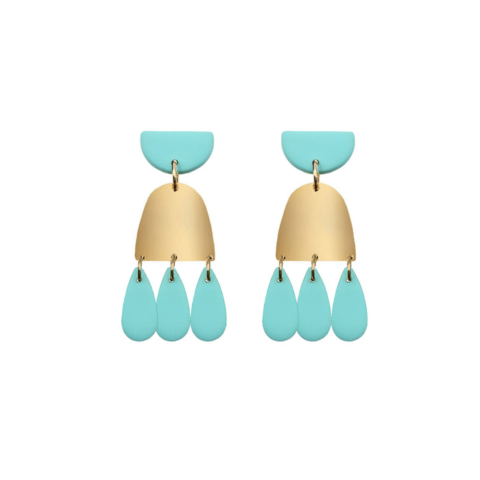 Doris Collection - Mint Earrings