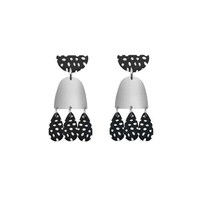 Doris Collection - Silver Dottie Earrings