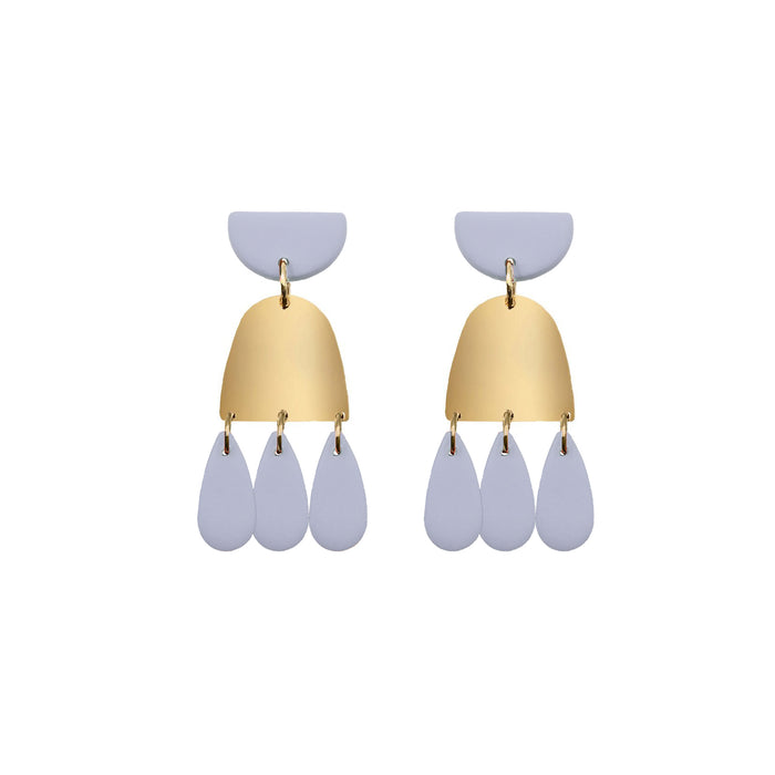 Doris Collection - Lilac Earrings