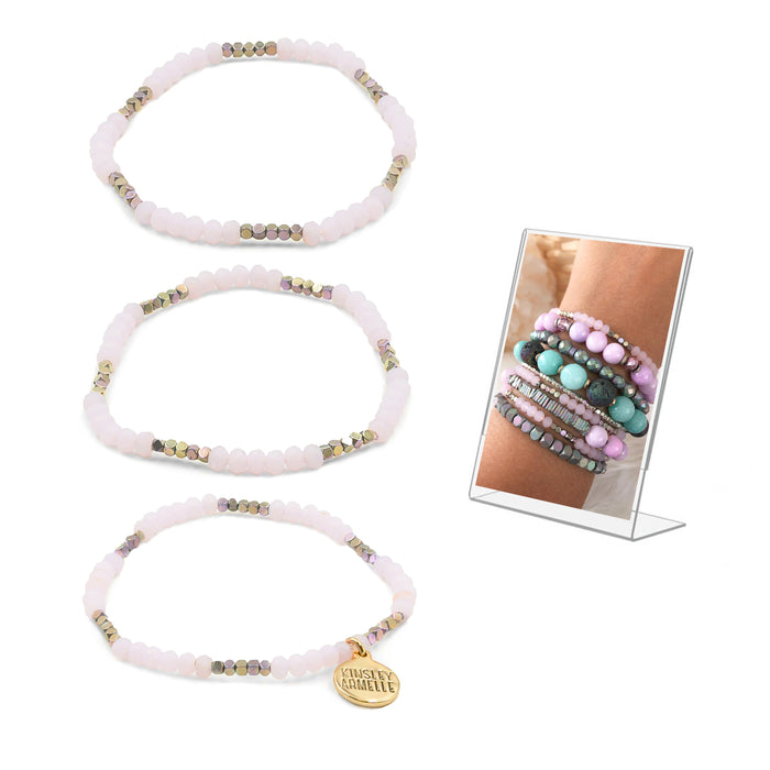Duchess Collection - Lilac Bracelet Set (Wholesale)