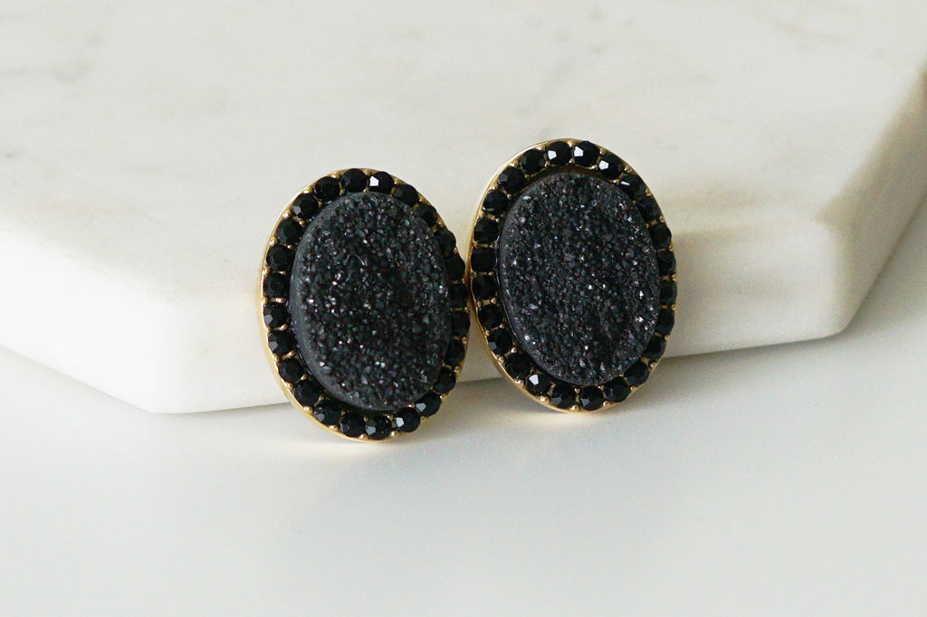 Enchantment Collection - Raven Stud Earrings