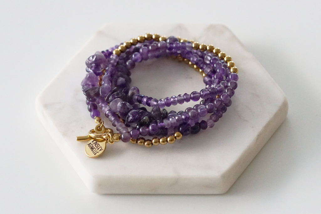 Epsi Collection - Mulberry Wrap Bracelet
