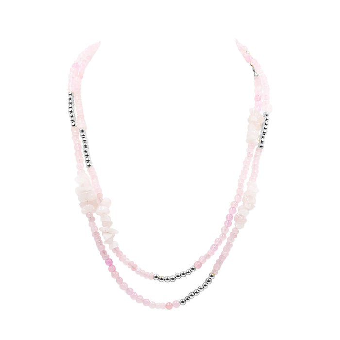 Epsi Collection - Silver Ballet Wrap Necklace (Wholesale)