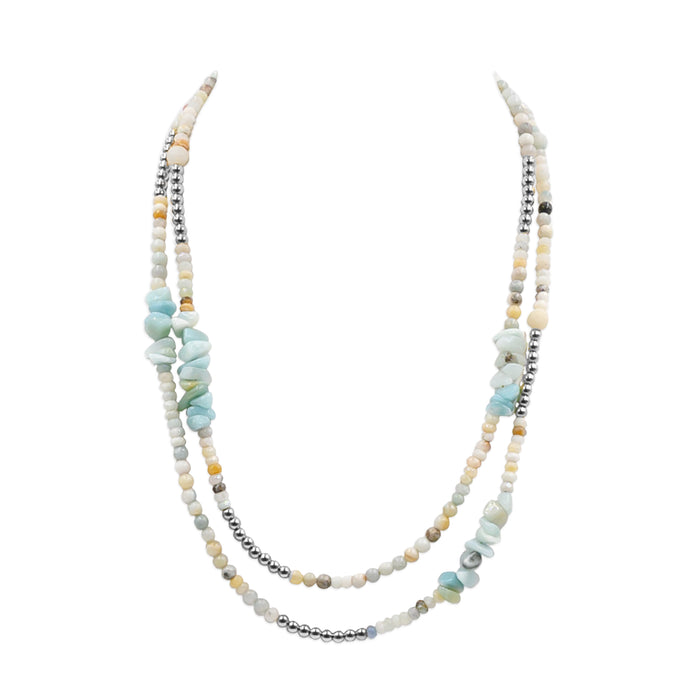 Epsi Collection - Silver Solar Wrap Necklace (Wholesale)