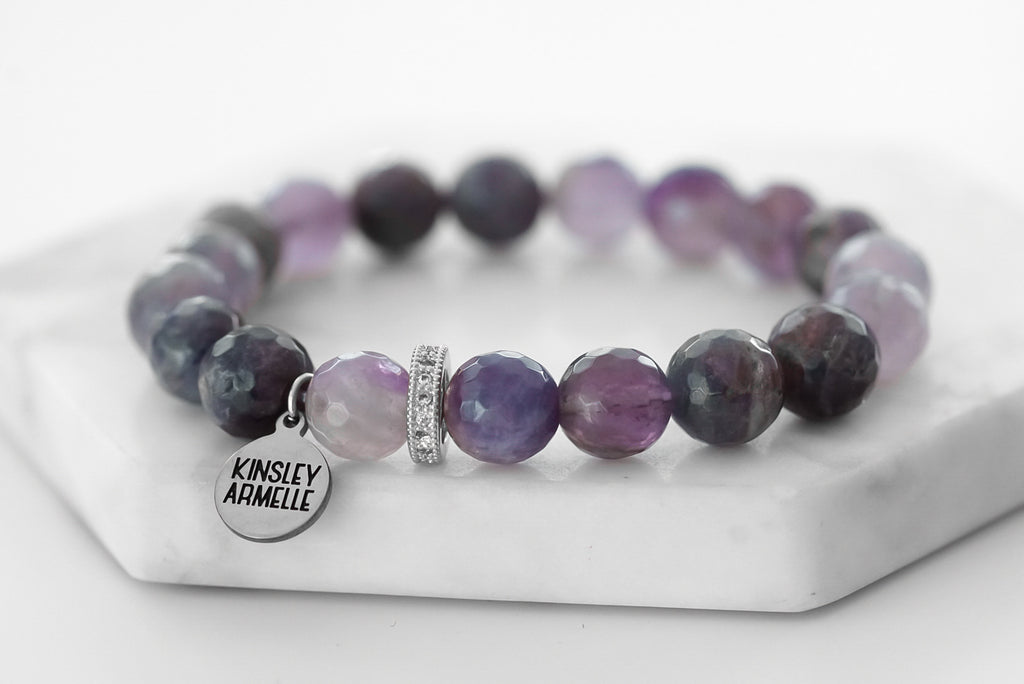 Eternity Collection - Silver Iris Bracelet