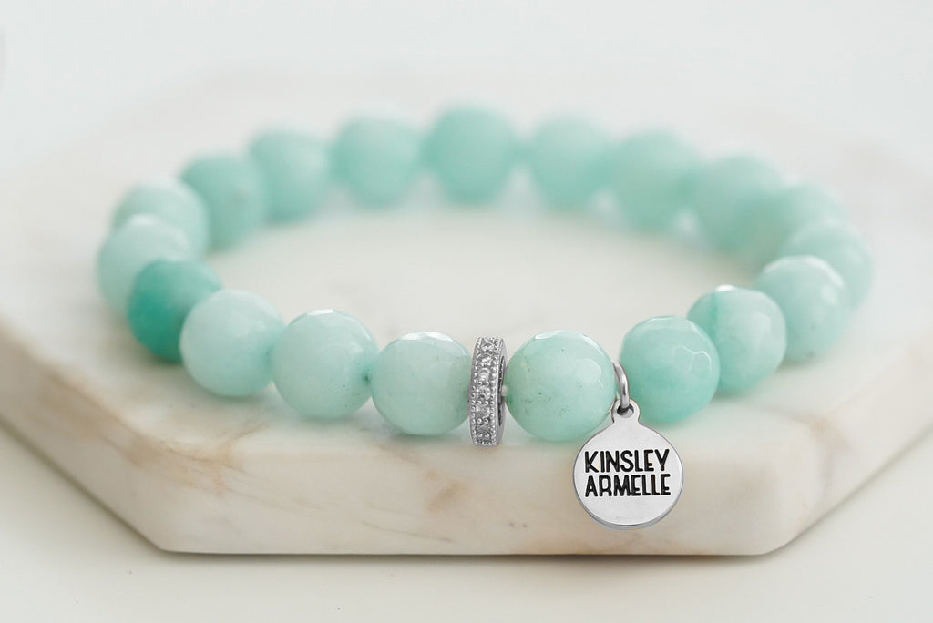 Eternity Collection - Silver Teal Bracelet