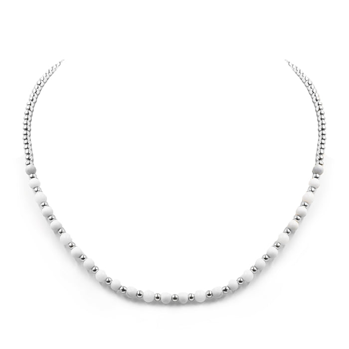 Farrah Collection - Silver Pepper Necklace (Wholesale)