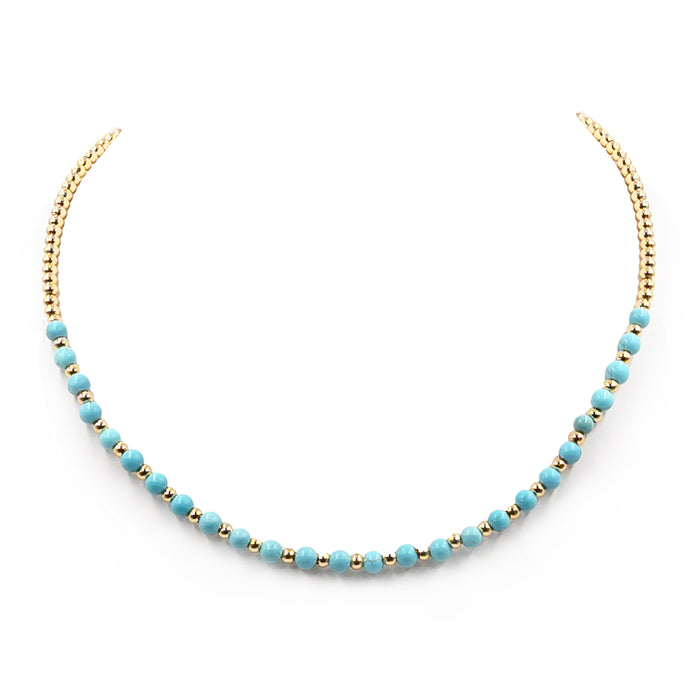 Farrah Collection - Turquoise Necklace (Wholesale)