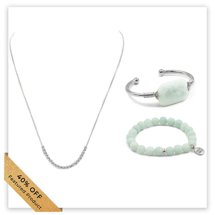 Silver Aruba Jewelry Set (Featured Product)