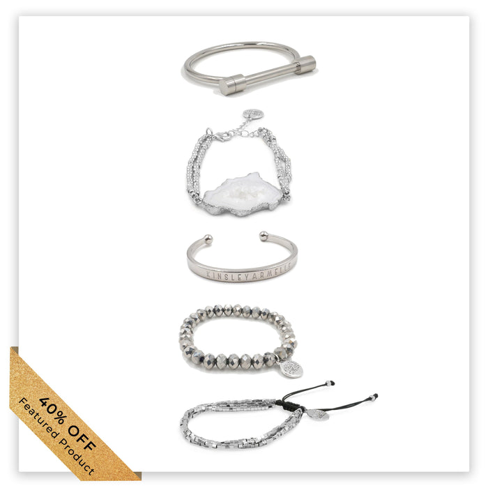 Silver Aspen Bracelet Stack (Featured Product)