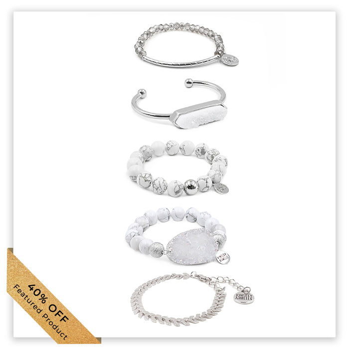 Silver Eira Bracelet Stack (Featured Product)