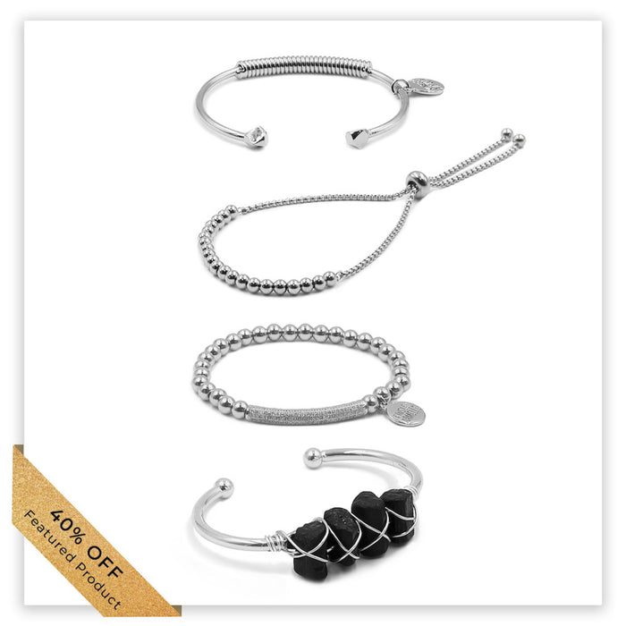 Silver Harper Bracelet Stack (Featured Product)
