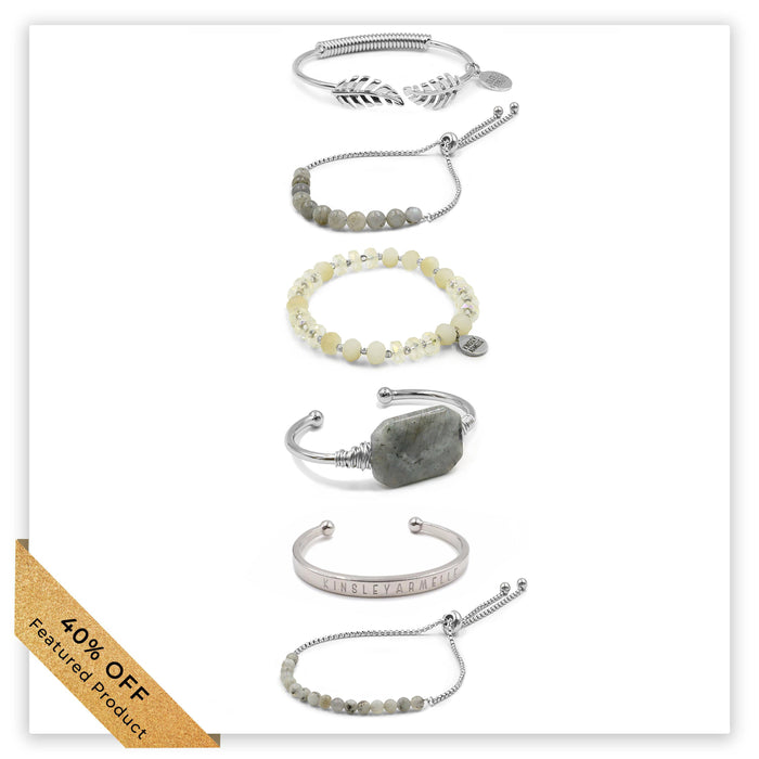 Silver Hawthorn Bracelet Stack (Featured Product)