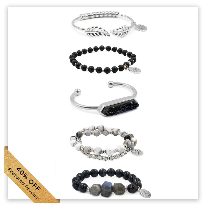 Silver Lacecrest Bracelet Stack (Featured Product)