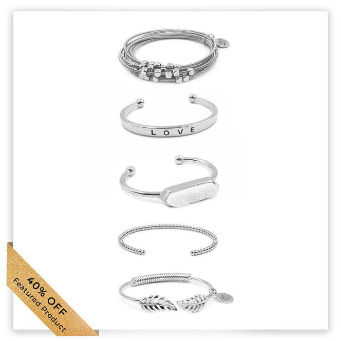 Silver Lainey Bracelet Stack (Featured Product)