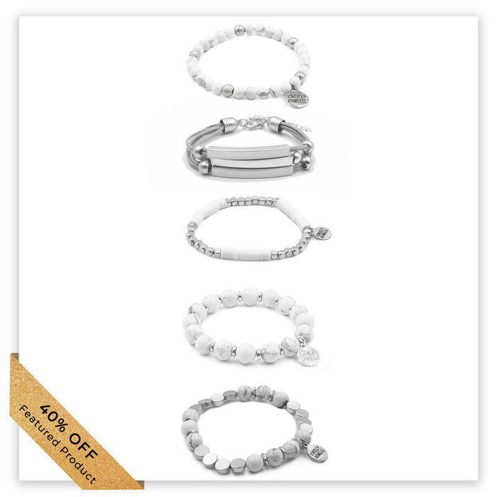 Silver Lennox Bracelet Stack (Featured Product)