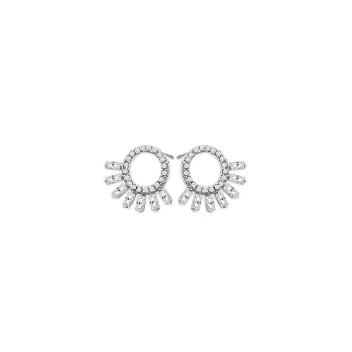 Finley Collection - Silver Pearl Earrings (Wholesale)