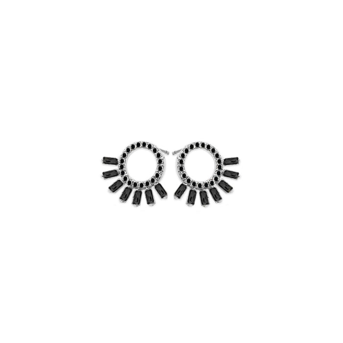 Finley Collection - Silver Raven Earrings (Wholesale)