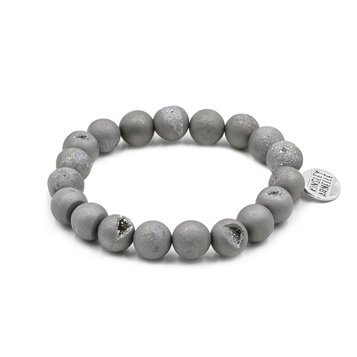 Geode Collection - Frost Silver Bracelet (Wholesale)