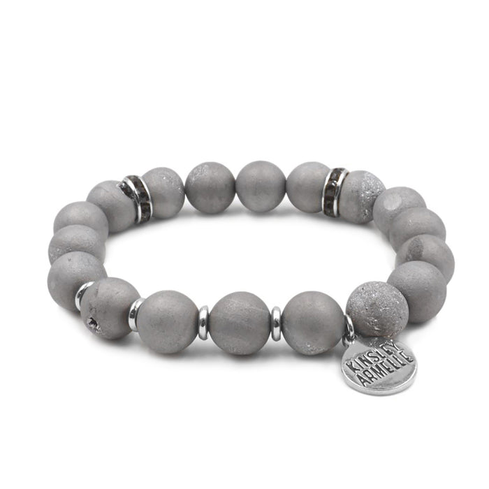 Geode Collection - Silver Slate Bracelet (Ambassador)