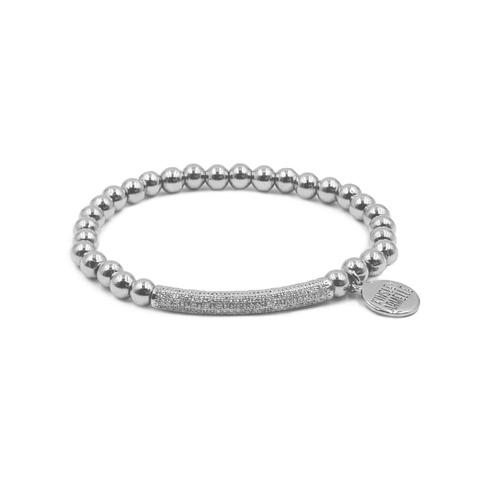 Glitz Collection - Silver Ava Bracelet (Wholesale)