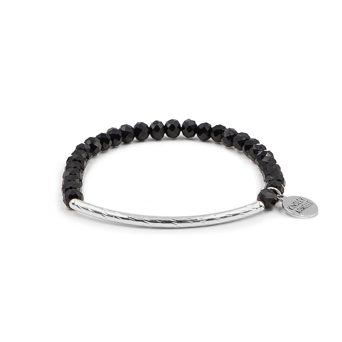 Glory Collection - Silver Coal Bracelet
