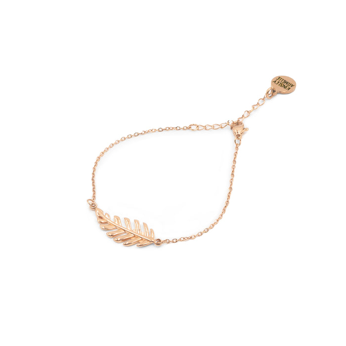Goddess Collection - Rose Gold Laurel Leaf Clasp Bracelet (Ambassador)