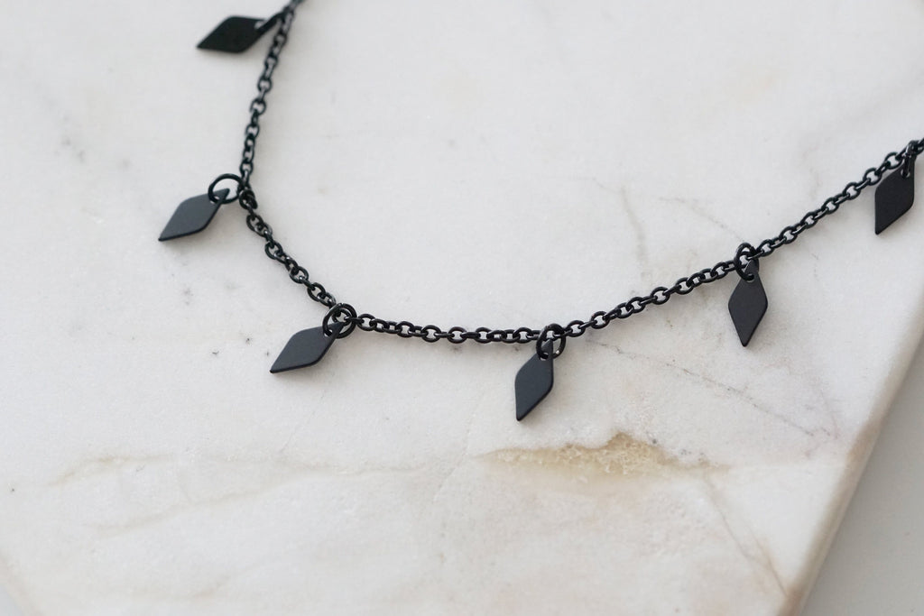 Goddess Collection - Black Brynlee Necklace