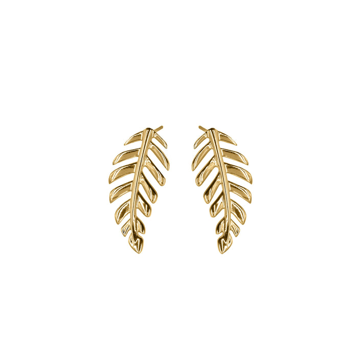Goddess Collection - Laurel Leaf Stud Earrings