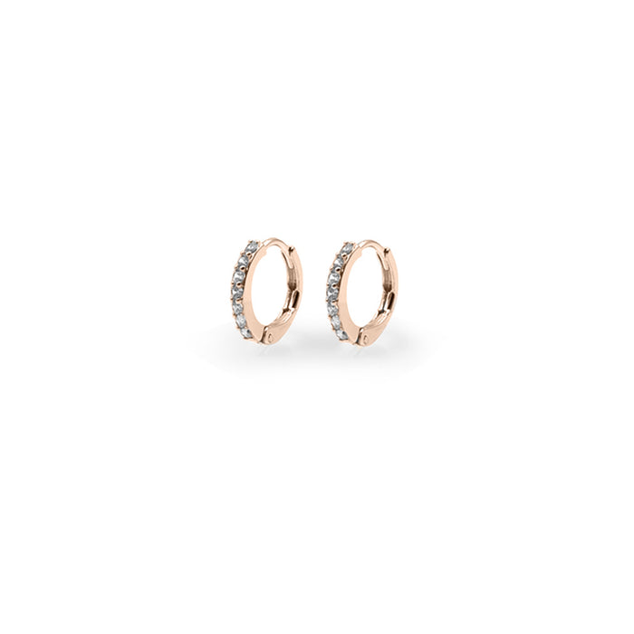 Goddess Collection - Rose Gold Andy Earrings (Wholesale)