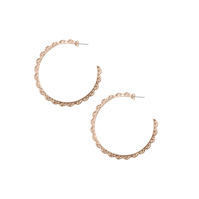 Goddess Collection - Rose Gold Athena Earrings (Wholesale)