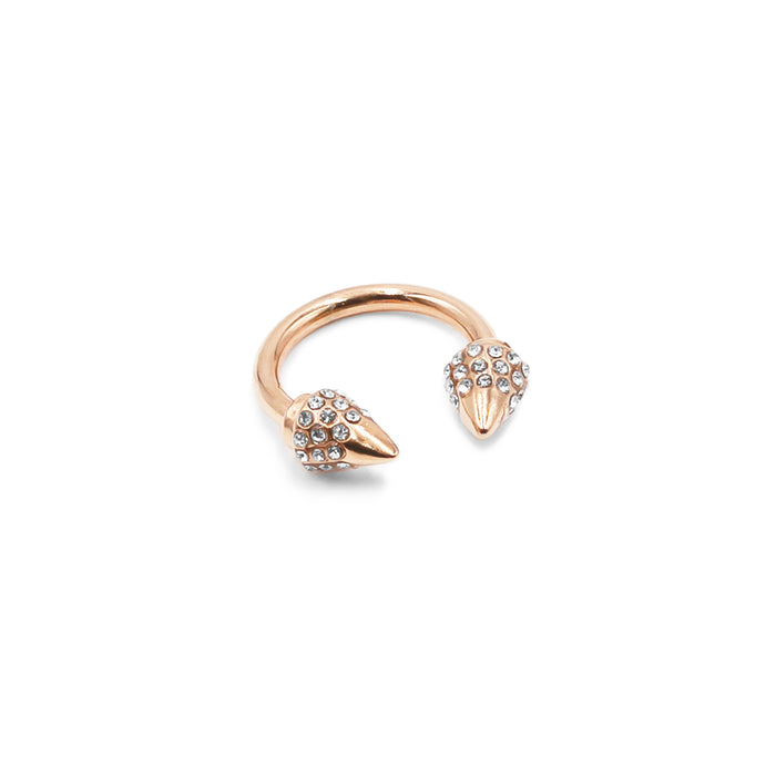 Spike Collection - Rose Gold Bling Ring (Wholesale)