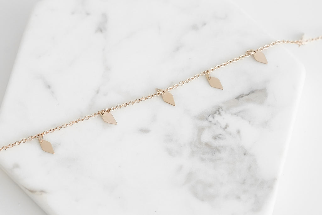 Goddess Collection - Rose Gold Brynlee Necklace