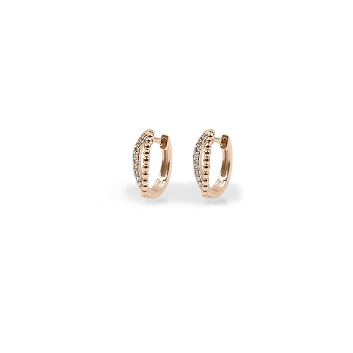 Goddess Collection - Rose Gold Elle Earrings (Wholesale)