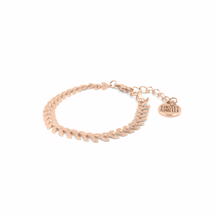 Goddess Collection - Rose Gold Lance Bracelet (Wholesale)