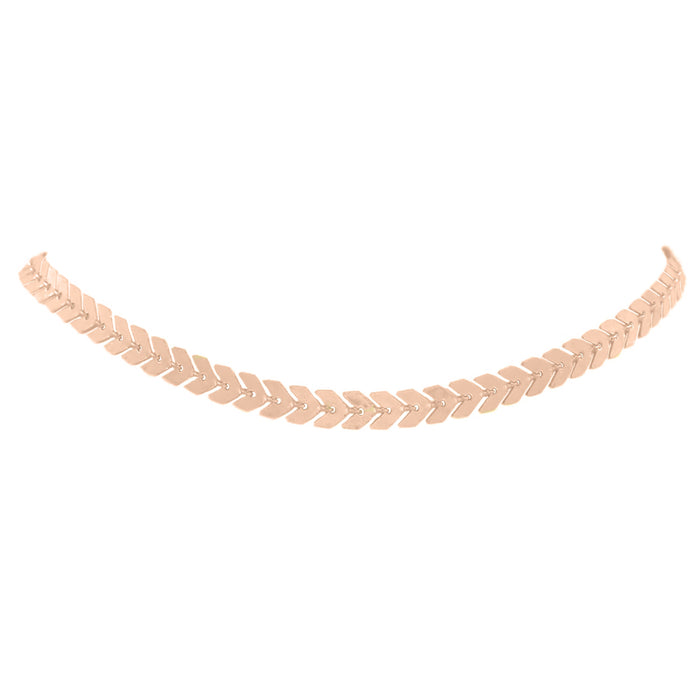 Goddess Collection - Rose Gold Lance Necklace (Wholesale)