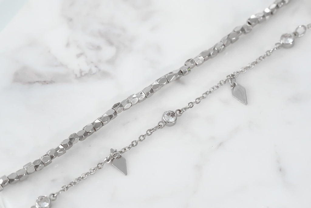 Goddess Collection - Silver Aria Necklace