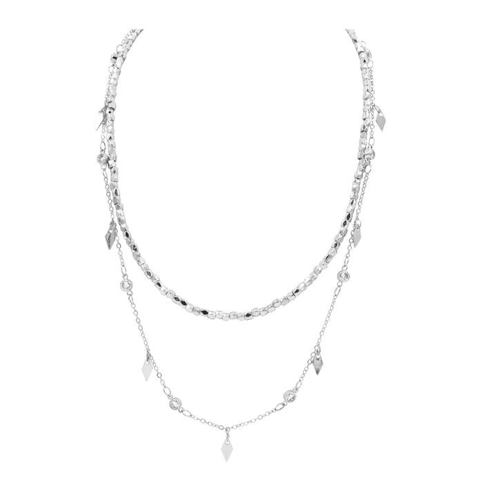Goddess Collection - Silver Aria Necklace (Wholesale)