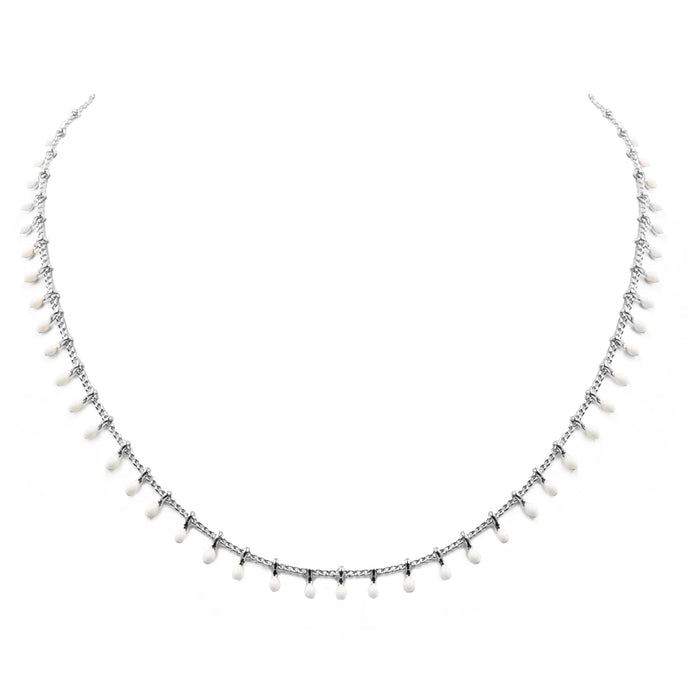 Goddess Collection - Silver Ashen Dallap Necklace (Wholesale)