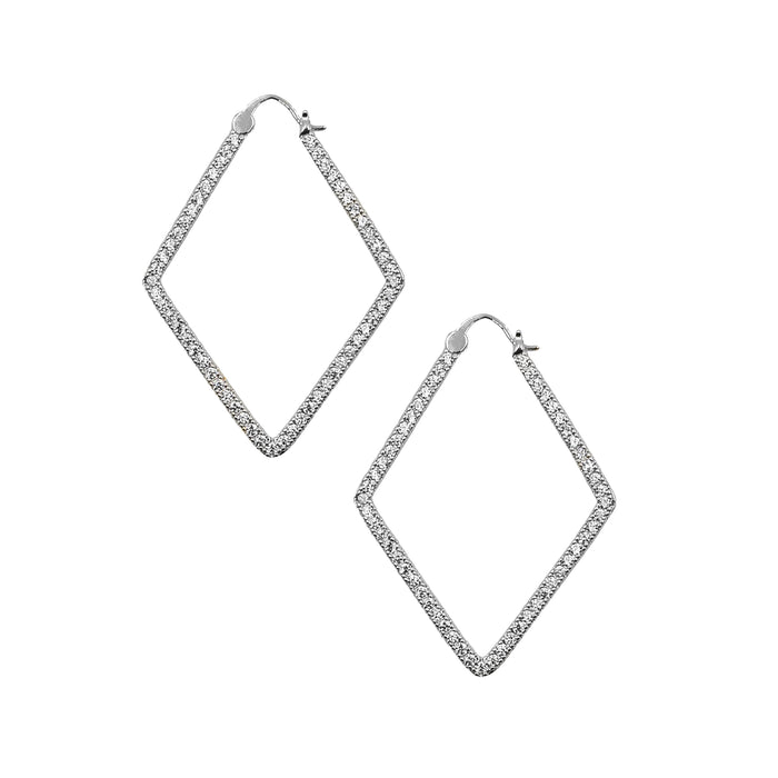 Goddess Collection - Silver Bling Maddox Earrings (Ambassador)
