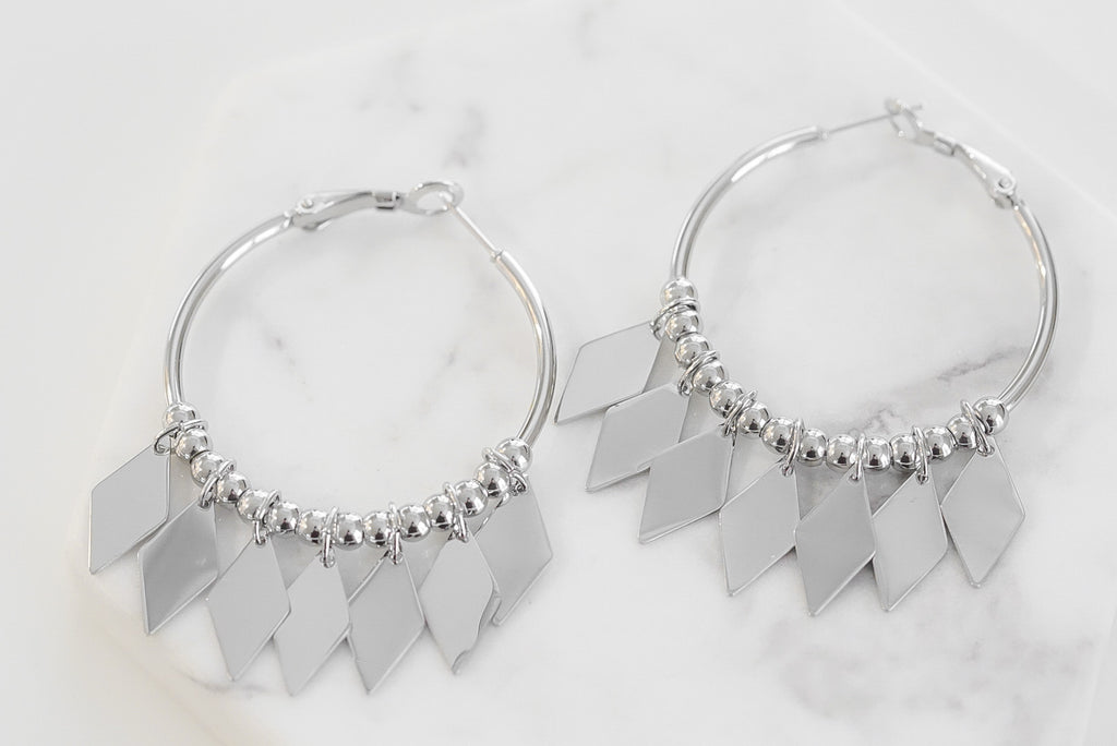 Goddess Collection - Silver Brynlee Earrings