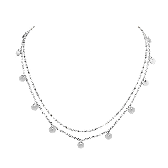 Goddess Collection - Silver Calico Necklace (Wholesale)