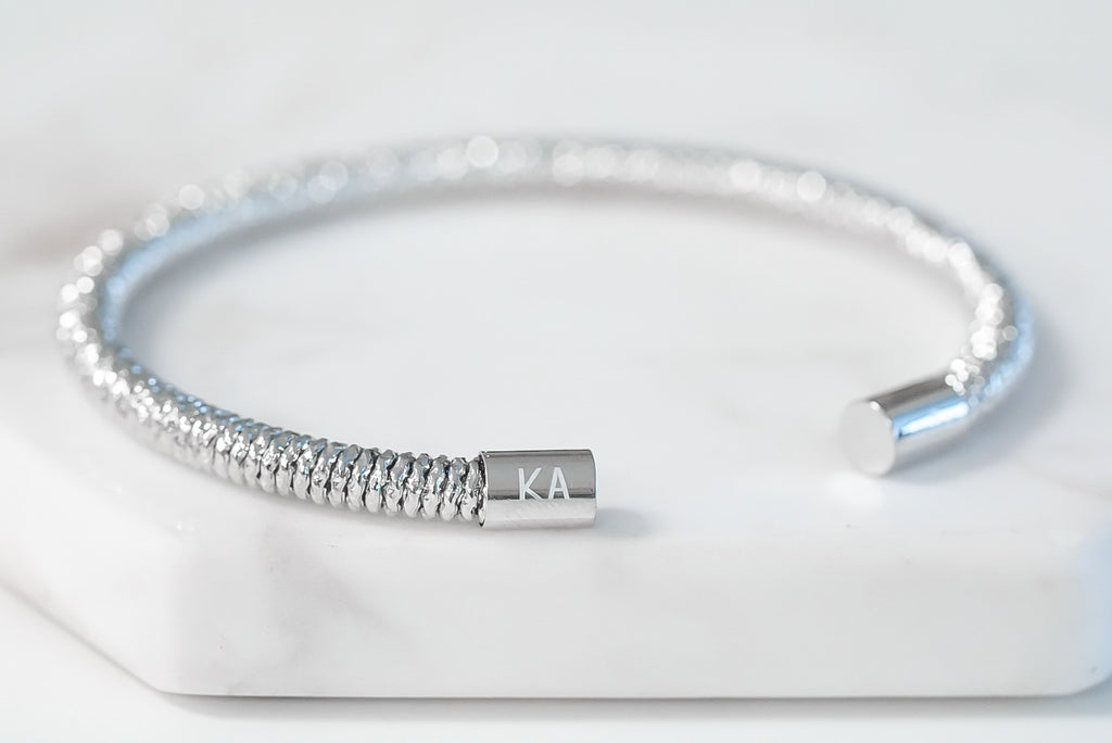Goddess Collection - Silver Gesa Bracelet