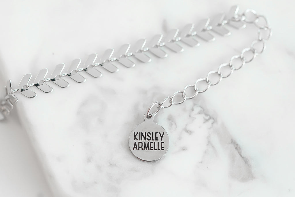 Goddess Collection - Silver Lance Bracelet